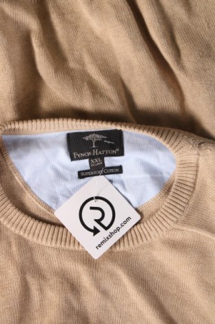 Ανδρικό πουλόβερ Fynch-Hatton, Μέγεθος XXL, Χρώμα  Μπέζ, Τιμή 9,59 €