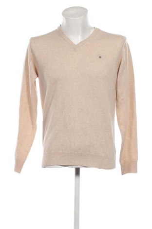 Мъжки пуловер Gant, Размер M, Цвят Бежов, Цена 57,48 лв.