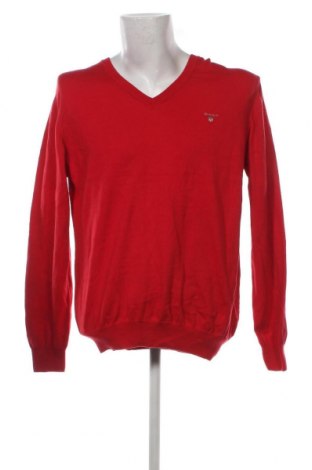 Мъжки пуловер Gant, Размер XL, Цвят Червен, Цена 79,68 лв.