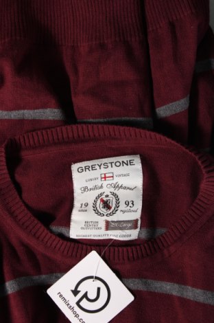 Herrenpullover Greystone, Größe XXL, Farbe Rot, Preis 12,11 €