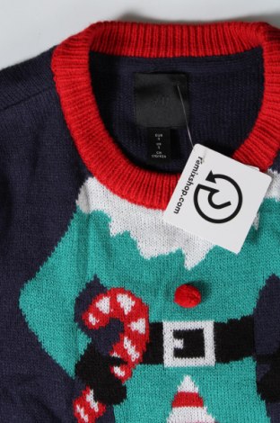 Ανδρικό πουλόβερ H&M, Μέγεθος S, Χρώμα Πολύχρωμο, Τιμή 7,00 €