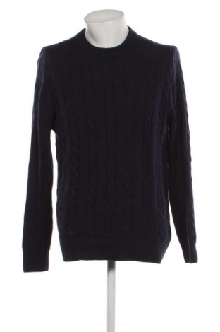 Мъжки пуловер H&M, Размер M, Цвят Син, Цена 13,05 лв.