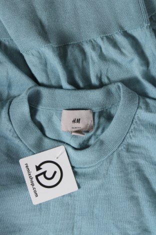 Ανδρικό πουλόβερ H&M, Μέγεθος M, Χρώμα Μπλέ, Τιμή 17,94 €