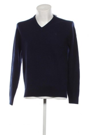 Мъжки пуловер Hackett, Размер M, Цвят Син, Цена 116,28 лв.
