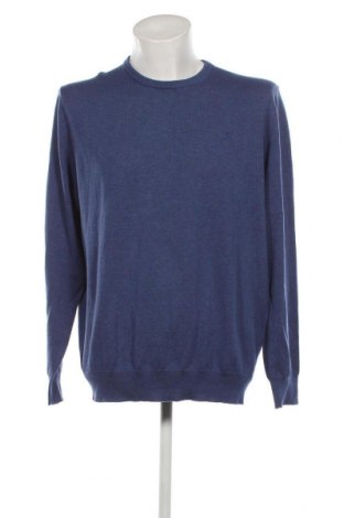 Мъжки пуловер Hackett, Размер XXL, Цвят Син, Цена 122,40 лв.