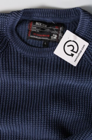 Мъжки пуловер Indicode, Размер L, Цвят Син, Цена 9,97 лв.