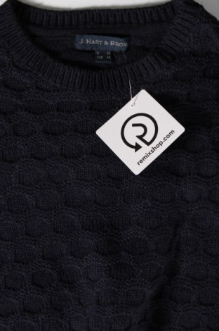 Ανδρικό πουλόβερ J.Hart & Bros., Μέγεθος M, Χρώμα Μπλέ, Τιμή 9,69 €