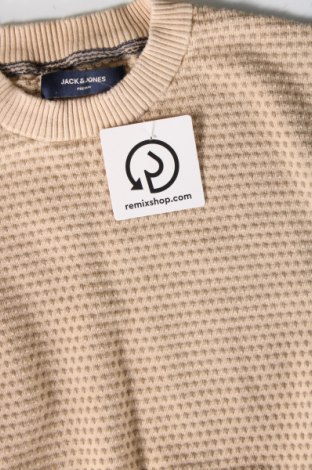 Ανδρικό πουλόβερ Jack & Jones PREMIUM, Μέγεθος M, Χρώμα  Μπέζ, Τιμή 9,39 €