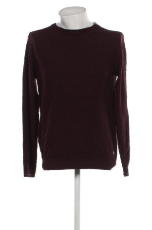 Мъжки пуловер Jean Pascale, Размер M, Цвят Червен, Цена 13,05 лв.