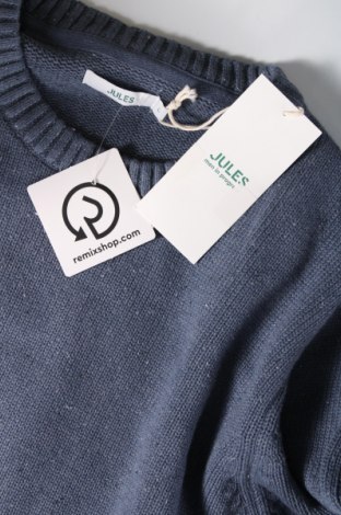 Ανδρικό πουλόβερ Jules, Μέγεθος L, Χρώμα Μπλέ, Τιμή 9,25 €