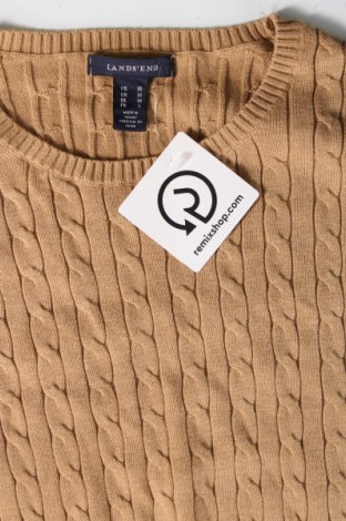 Мъжки пуловер Land's End, Размер M, Цвят Кафяв, Цена 16,32 лв.