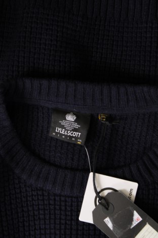 Мъжки пуловер Lyle & Scott, Размер XXL, Цвят Син, Цена 58,80 лв.