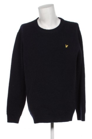 Мъжки пуловер Lyle & Scott, Размер XXL, Цвят Син, Цена 84,00 лв.