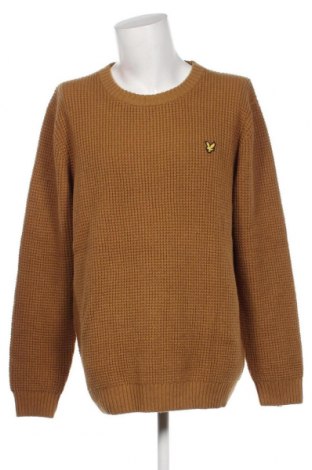 Мъжки пуловер Lyle & Scott, Размер XXL, Цвят Бежов, Цена 84,00 лв.