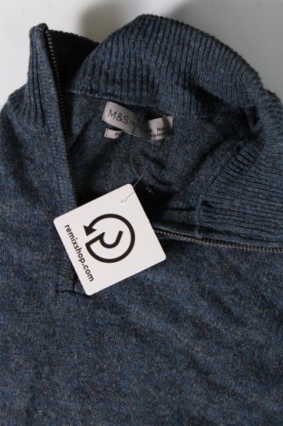 Ανδρικό πουλόβερ Marks & Spencer, Μέγεθος L, Χρώμα Μπλέ, Τιμή 9,52 €