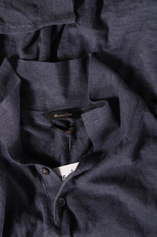 Ανδρικό πουλόβερ Massimo Dutti, Μέγεθος L, Χρώμα Μπλέ, Τιμή 28,84 €