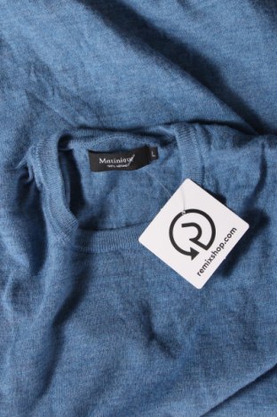 Ανδρικό πουλόβερ Matinique, Μέγεθος L, Χρώμα Μπλέ, Τιμή 23,36 €