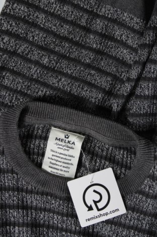 Мъжки пуловер Melka, Размер M, Цвят Сив, Цена 24,80 лв.