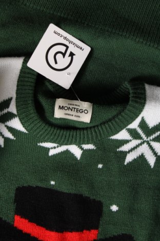 Pánsky sveter  Montego, Veľkosť M, Farba Zelená, Cena  8,88 €