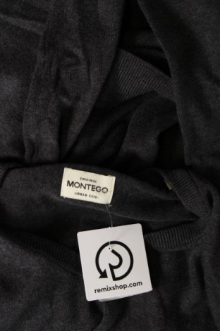 Herrenpullover Montego, Größe L, Farbe Grau, Preis 10,90 €