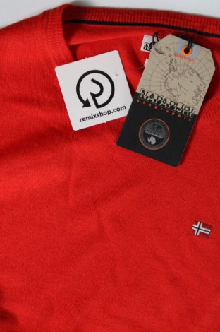 Ανδρικό πουλόβερ Napapijri, Μέγεθος L, Χρώμα Κόκκινο, Τιμή 63,09 €
