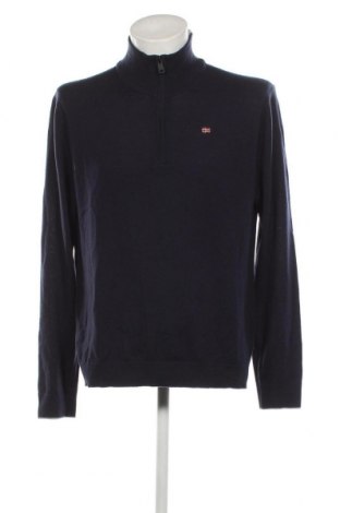 Мъжки пуловер Napapijri, Размер XL, Цвят Син, Цена 122,40 лв.