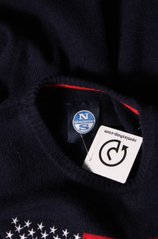 Мъжки пуловер North Sails, Размер S, Цвят Син, Цена 140,00 лв.