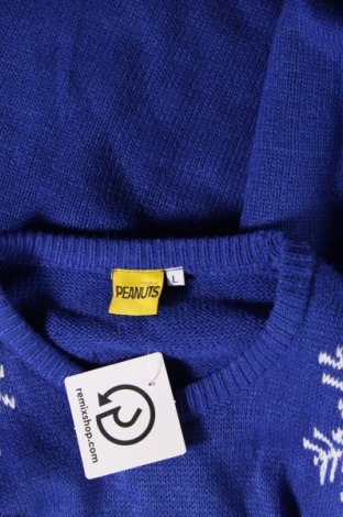 Pánsky sveter  Peanuts, Veľkosť L, Farba Modrá, Cena  8,88 €
