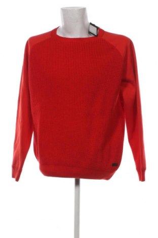 Мъжки пуловер Pepe Jeans, Размер XL, Цвят Червен, Цена 84,00 лв.