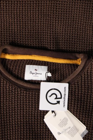Мъжки пуловер Pepe Jeans, Размер L, Цвят Кафяв, Цена 75,60 лв.