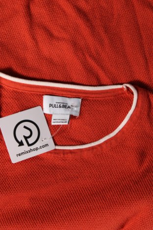 Ανδρικό πουλόβερ Pull&Bear, Μέγεθος L, Χρώμα Πορτοκαλί, Τιμή 8,97 €