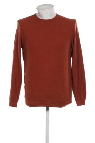 Мъжки пуловер Pull&Bear, Размер M, Цвят Оранжев, Цена 5,22 лв.