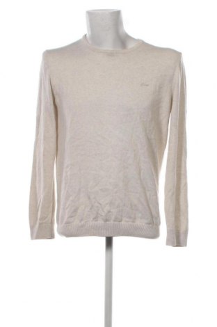 Ανδρικό πουλόβερ S.Oliver, Μέγεθος L, Χρώμα  Μπέζ, Τιμή 21,03 €