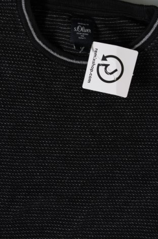 Ανδρικό πουλόβερ S.Oliver, Μέγεθος M, Χρώμα Μαύρο, Τιμή 11,36 €