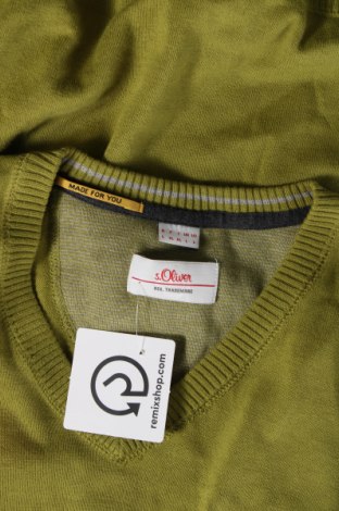 Pulover de bărbați S.Oliver, Mărime L, Culoare Verde, Preț 59,28 Lei
