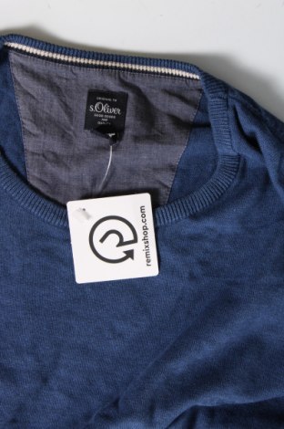 Ανδρικό πουλόβερ S.Oliver, Μέγεθος XXL, Χρώμα Μπλέ, Τιμή 21,03 €