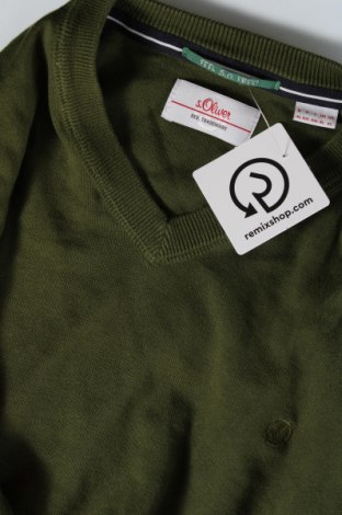 Мъжки пуловер S.Oliver, Размер XL, Цвят Зелен, Цена 19,38 лв.