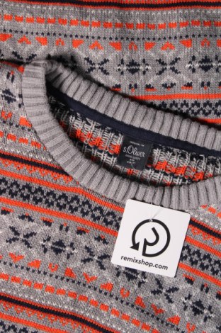 Ανδρικό πουλόβερ S.Oliver, Μέγεθος M, Χρώμα Πολύχρωμο, Τιμή 11,36 €