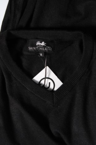 Ανδρικό πουλόβερ Saint Hilaire, Μέγεθος S, Χρώμα Μαύρο, Τιμή 9,25 €