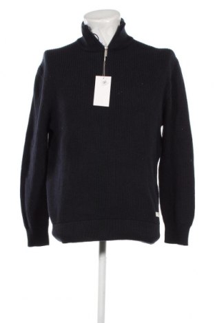 Мъжки пуловер Springfield, Размер L, Цвят Син, Цена 34,65 лв.