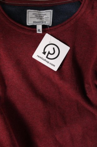 Ανδρικό πουλόβερ Springfield, Μέγεθος XL, Χρώμα Κόκκινο, Τιμή 15,88 €