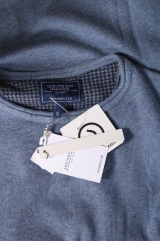 Ανδρικό πουλόβερ Springfield, Μέγεθος S, Χρώμα Μπλέ, Τιμή 9,92 €