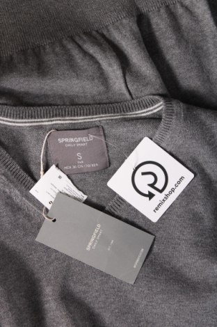 Herrenpullover Springfield, Größe S, Farbe Grau, Preis € 21,83