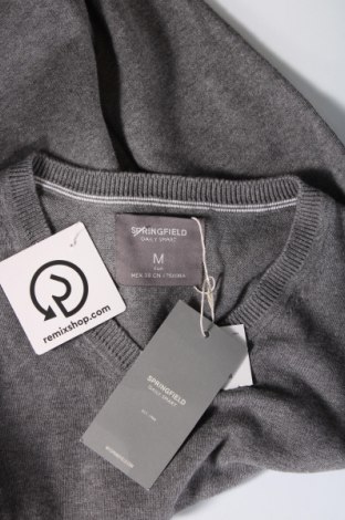 Herrenpullover Springfield, Größe M, Farbe Grau, Preis € 9,92