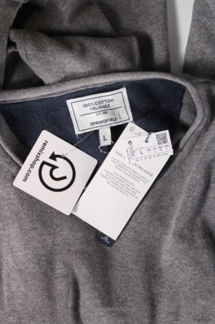Ανδρικό πουλόβερ Springfield, Μέγεθος L, Χρώμα Γκρί, Τιμή 11,91 €