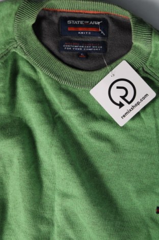 Ανδρικό πουλόβερ State Of Art, Μέγεθος XL, Χρώμα Πράσινο, Τιμή 32,00 €