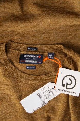 Ανδρικό πουλόβερ Superdry, Μέγεθος XXL, Χρώμα  Μπέζ, Τιμή 27,32 €