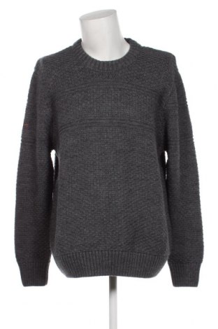 Мъжки пуловер Superdry, Размер 3XL, Цвят Сив, Цена 106,00 лв.