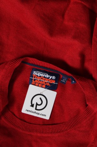 Ανδρικό πουλόβερ Superdry, Μέγεθος L, Χρώμα Κόκκινο, Τιμή 23,55 €
