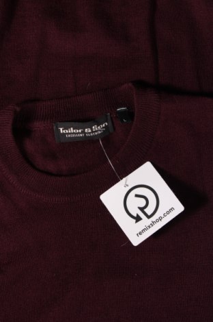 Herrenpullover Tailor & Son, Größe L, Farbe Rot, Preis € 6,00